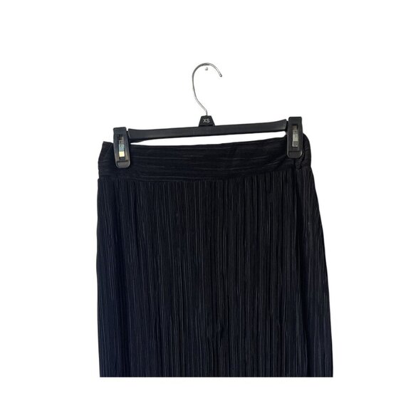 Zara Pencil Skirt Size M Black NWT Pleated Minimalist Lagenlook Capsule Wardrobe - Picture 2 of 10